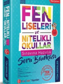 2018 Fen Liseleri ve Nitelikli Okullar Sınavına Hazırlık Tüm Dersler Soru Bankası