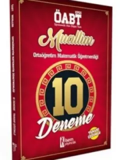 2018 KPSS ÖABT Muallim Ortaöğretim Matematik Öğretmenliği 10 Deneme Tamamı Çözümlü