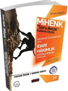 2018 Mihenk Soru Avcısı İdari Hakimlik Çözümlü 7 Deneme Sınavları