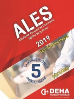 2019 Ales Tamamı Çözümlü 5 Fasikül Deneme