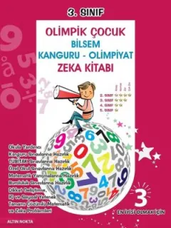 3.Sınıf Olimpik Çocuk Bilsem Kanguru-Olimpiyat Zeka Kitabı Tamamı Çözümlü