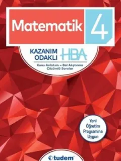 4.Sınıf Matematik Kazanım Odaklı Hepsi Bir Arada-Yeni Öğretim Programına Uygun