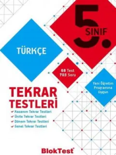 5.Sınıf Türkçe Tekrar Testleri