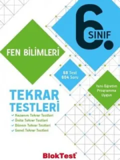 6.Sınıf Fen Bilimleri Tekrar Testleri