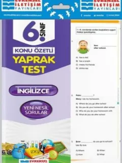 6.Sınıf İngilizce Konu Özetli Yaprak Test