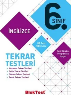 6.Sınıf İngilizce Tekrar Testleri