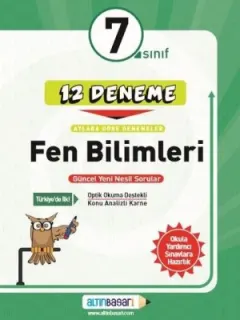 7.Sınıf Fen Bilimleri 12 Deneme