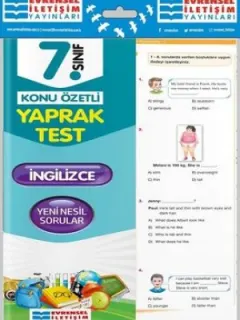 7.Sınıf İngilizce Konu Özetli Yaprak Test