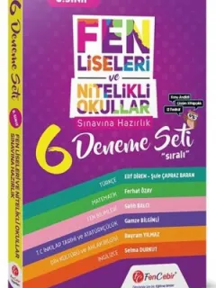 8.Sınıf Fen Liseleri ve Nitelikli Okullar Sınavına Hazırlık 6 Deneme Seti