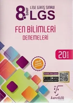 8.Sınıf LGS Fen Bilimleri 20 Deneme