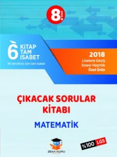 8.Sınıf LGS Matematik Çıkacak Sorular Kitabı