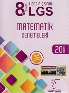 8.Sınıf LGS Matematik Denemeleri 20 Deneme
