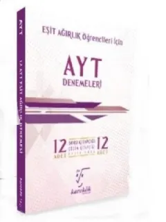 AYT 12'li Eşit Ağırlık Deneme Seti