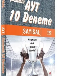 AYT Sayısal Çözümlü 10 Deneme