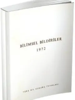 Bilimsel Bildiriler 1972