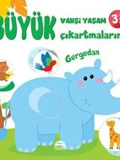 Büyük Vahşi Yaşam Çıkartmalarım-Gergedan