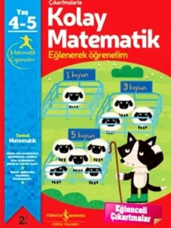 Çıkartmalarla Kolay Matematik Eğlenerek Öğrenelim 4-5 Yaş