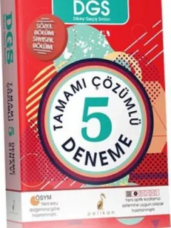 DGS Tamamı Çözümlü 5 Deneme 2017