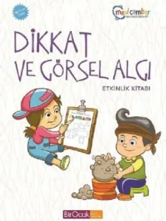 Dikkat ve Görsel Algı Etkinlik Kitabı-48 Ay ve Üzeri Mavi Çember Okul Öncesi Eğitim Seti