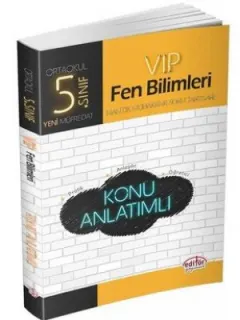 Editör 5.Sınıf VIP Fen Bilimleri Konu Anlatımlı