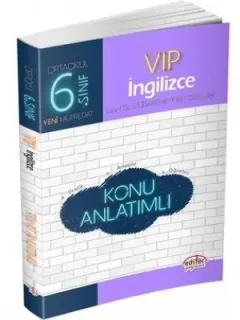 Editör 6.Sınıf VIP İngilizce Konu Anlatımlı