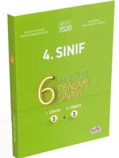 Hedef 2020 4.Sınıf 6 Fasiküllü Deneme Sınavı 3+3
