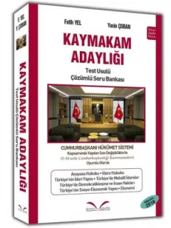 Kaymakam Adaylığı Test Usulü Çözümlü Soru Bankası