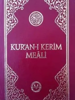 Kur'an-ı Kerim Meali Cep Tipi Türkçe