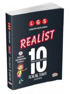 LGS Realist Tamamı Çözümlü 10 Deneme Sınavı Fasiküllü