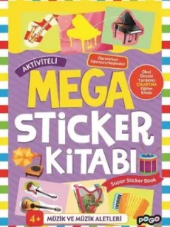 Müzik ve Müzik Aletleri-Mega Sticker Kitabı