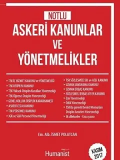 Notlu Askeri Kanunlar ve Yönetmelikler
