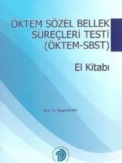 Öktem Sözel Bellek Süreçleri Testi-Öktem-SBST El Kitabı