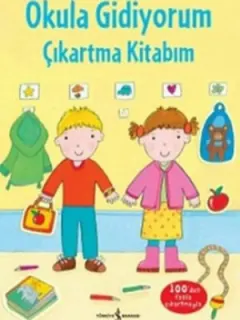 Okula Gidiyorum Çıkartma Kitabım