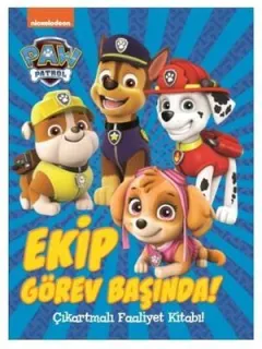 Paw Patrol Ekip Görev Başında!-Çıkartmalı Faaliyet Kitabı