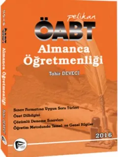 Pelikan ÖABT Almanca Öğretmenliği 2016