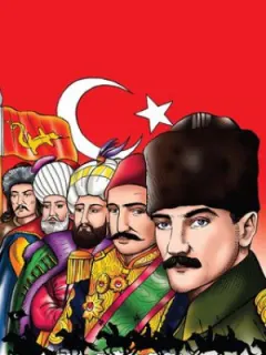 Şanlı Türk Devletleri Hun İmparatorluğu'ndan Türkiye Cumhuriyet'ine