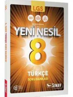 Sınav 8.Sınıf LGS Yeni Nesil Türkçe Soru Bankası