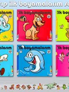 ŞıpŞıp İlk Boyamalarım Seti - 6 Kitap Takım