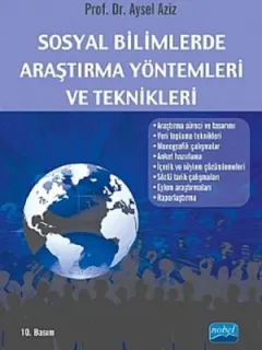 Sosyal Bilimlerde Araştırma Yöntemleri ve Teknikleri