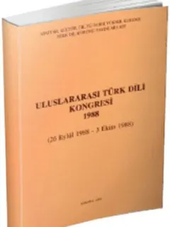 Uluslararası Türk Dili Kongresi 1988