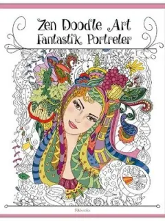 Zen Doodle Art Fantastik Portreler